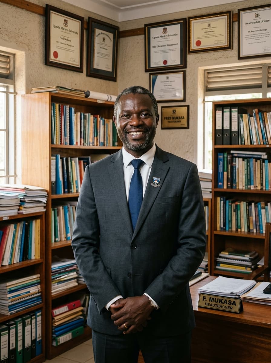 Ugandan Headteacher Dr. Joseph Balikuddembe - Best Secondary School Kampala